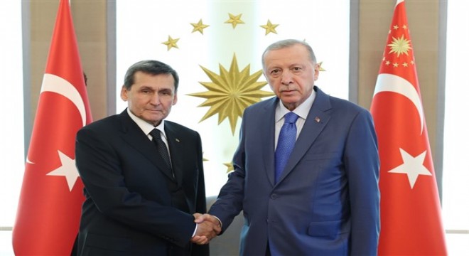 Cumhurbaşkanı Erdoğan, Türkmenistan Bakanlar Kurulu Başkan Yardımcısı Meredov u kabul etti