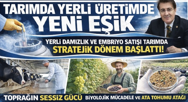 İbrahim Aydemir tarımda yerli üretim hamlesini değerlendirdi